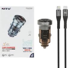 شارژر فندکی نیتو NITU NDC35 به همراه کابل